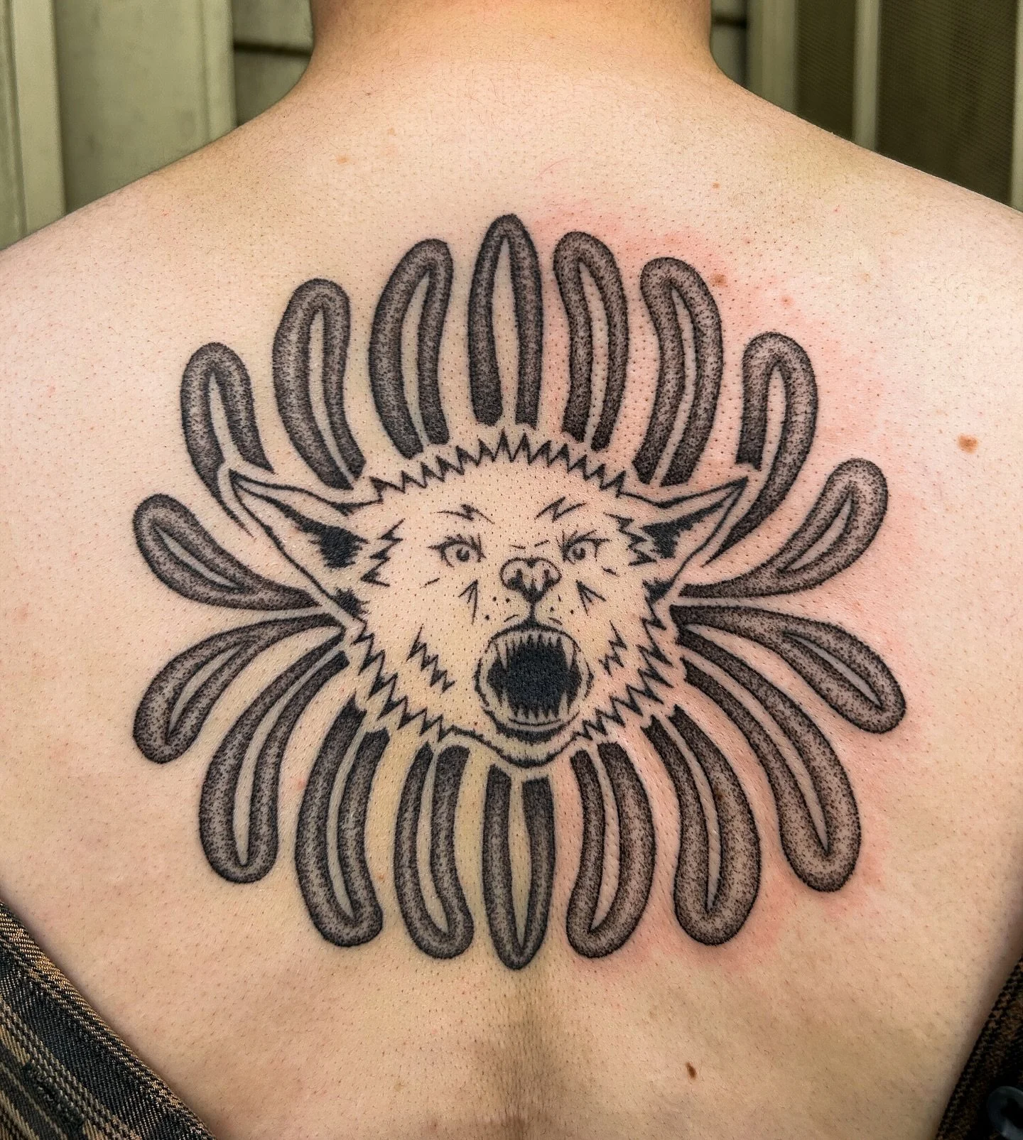 Well yes. 
(All handpoked, total time maybe like 13 hours?)