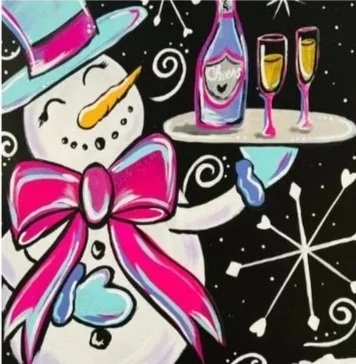 New Year's Snowman