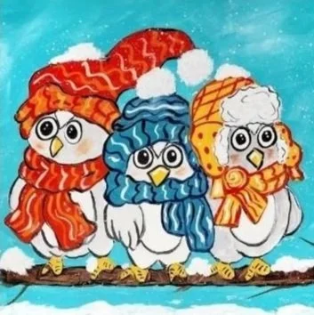 Winter Owls