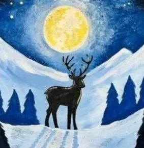 Moonlight Deer