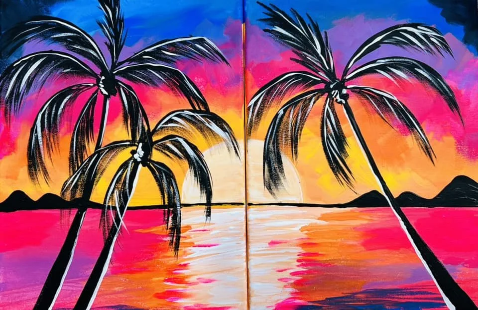 Sunset Palm (couples project)