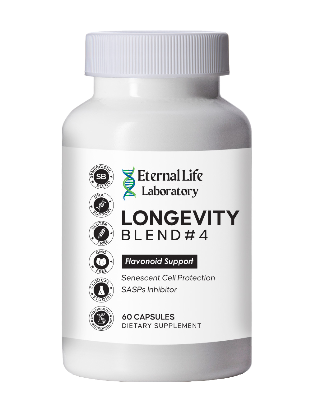 Eternal Life Longevity supplements are formulated with scientifically