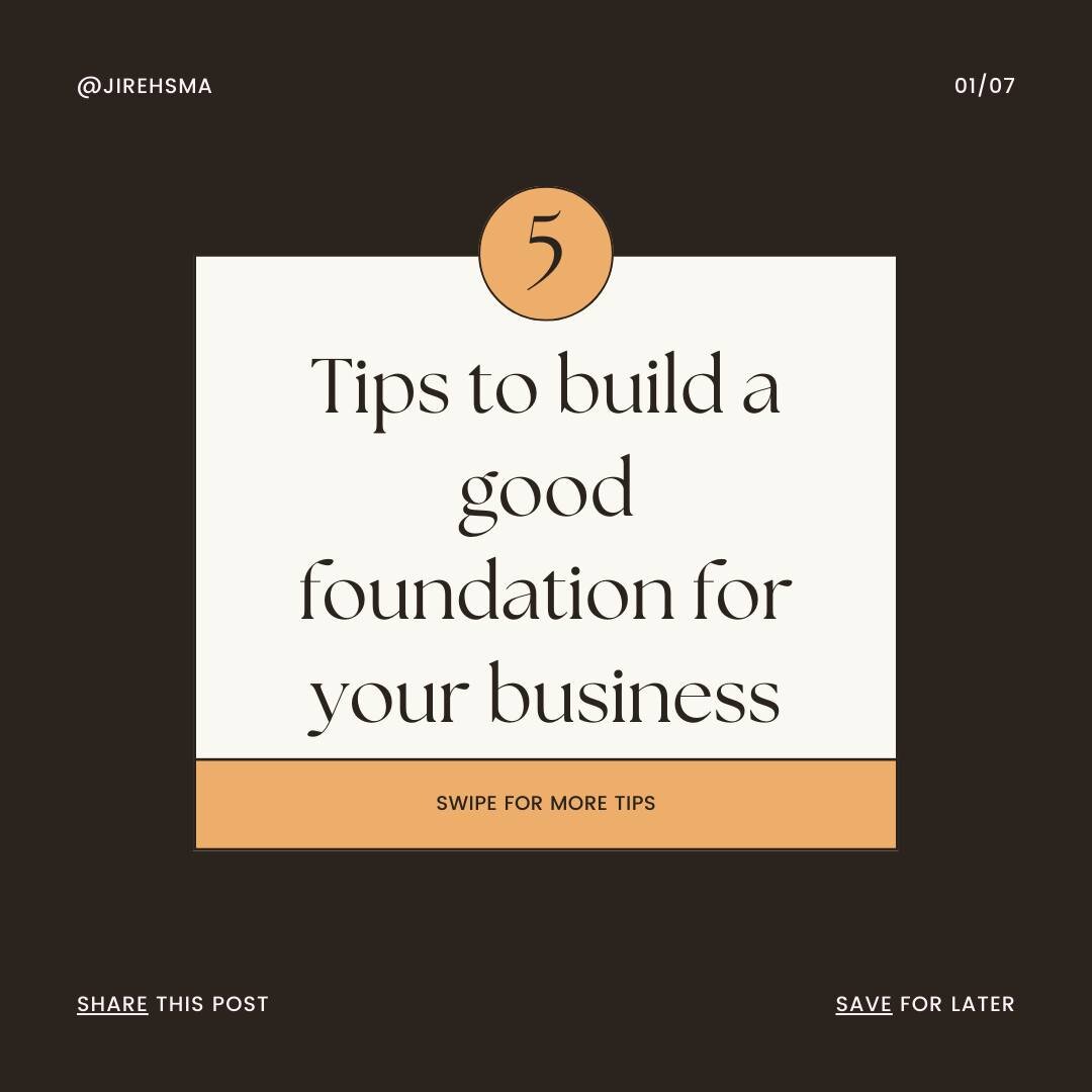🏗️ Lay the Groundwork: 5 Tips to Build a Solid Foundation for Your Business with Jireh SMA! 🌟 Ready to establish a strong base for lasting success? Let us guide you through essential strategies with grace and purpose. Experience the blessings of a 