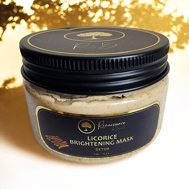 Renaissance de Beaute Licorice Brightening Detox Mask Available at Renaissance de Beaute