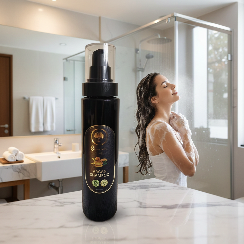 Argan-Shampoo-(6.76-Fl-oz) model washing her hair 1.png