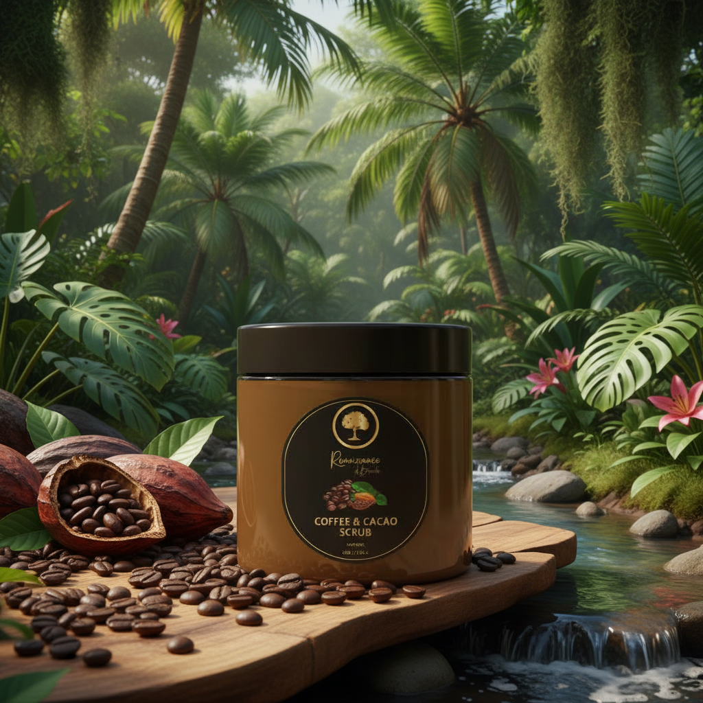 Scrub with Coffee, Cacao & Argan Oil