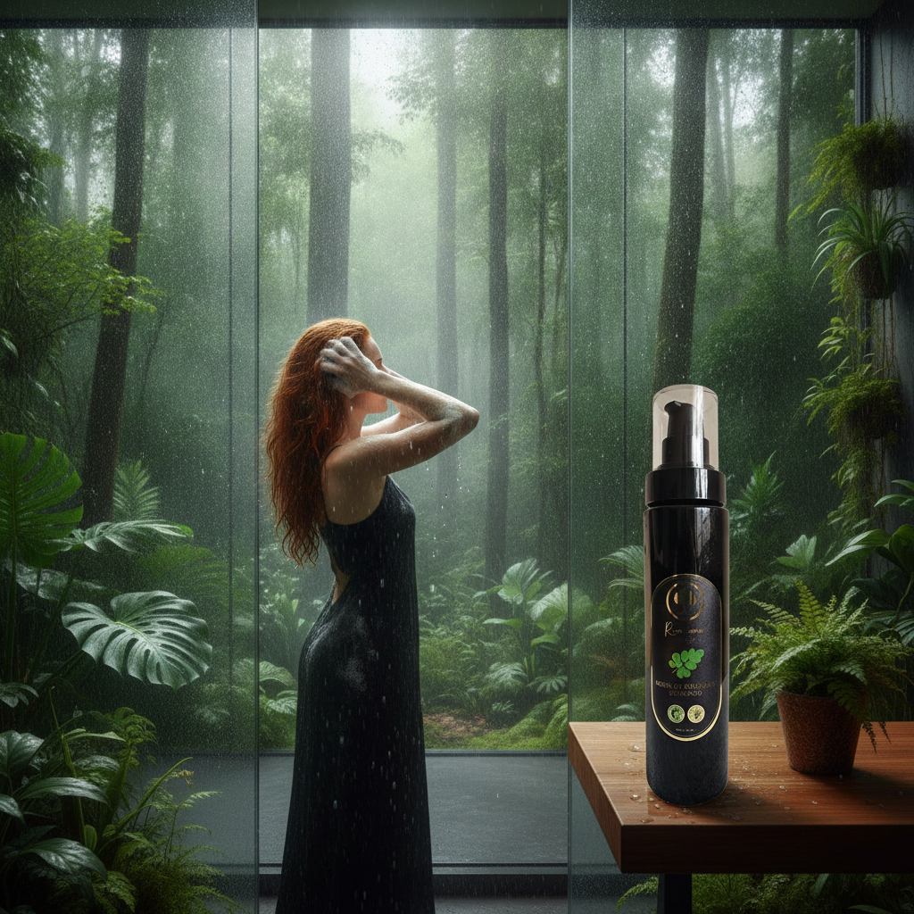 moringa rosemary shampoo redhaired woman wasing her hair.png