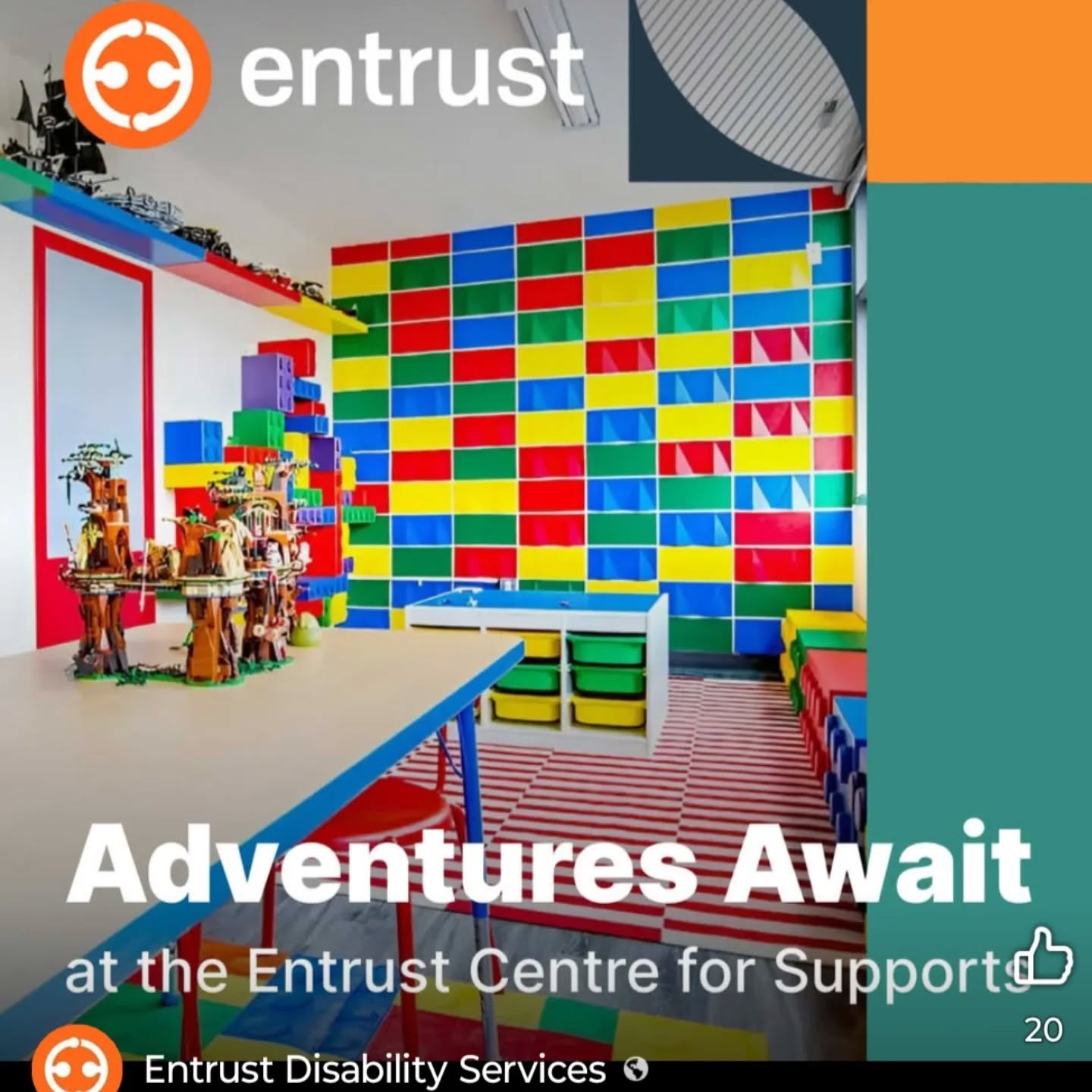 Some photos we shot for Entrust Disability Services a couple of years ago recently popped up on a sponsored ad. 

As kismet would have it the wonderful people of Entrust reached out to us again to book our services for a full-day of shooting team hea