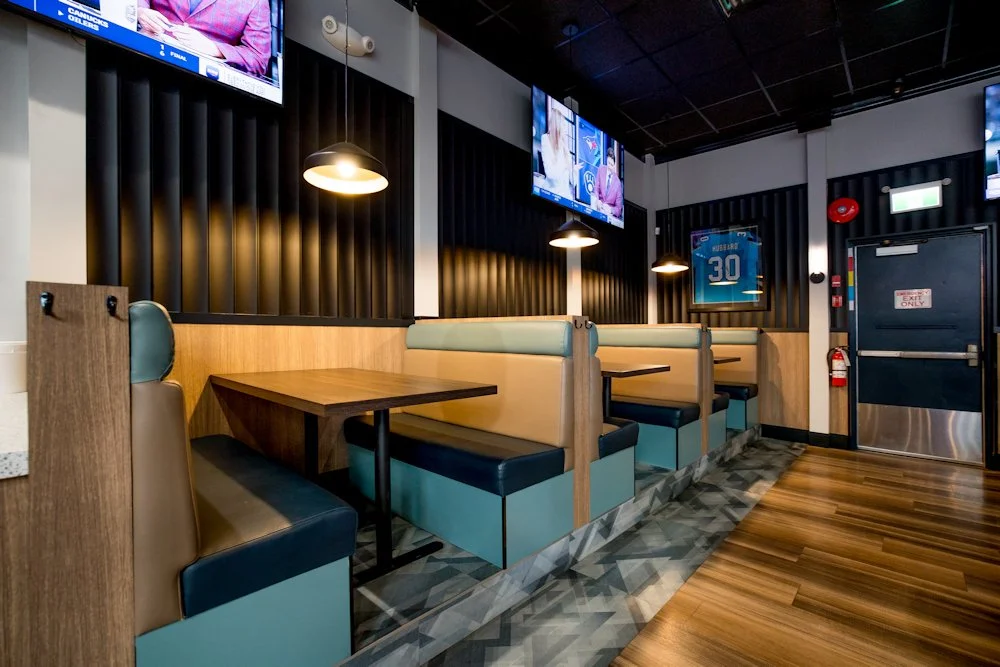 We had the opportunity to work with our friends over at Planworks Architecture Inc, again last month and we shot2 project completions for them with more coming down the pipeline this summer!

Both projects shown (Buds Lounge and Building Systems Cons