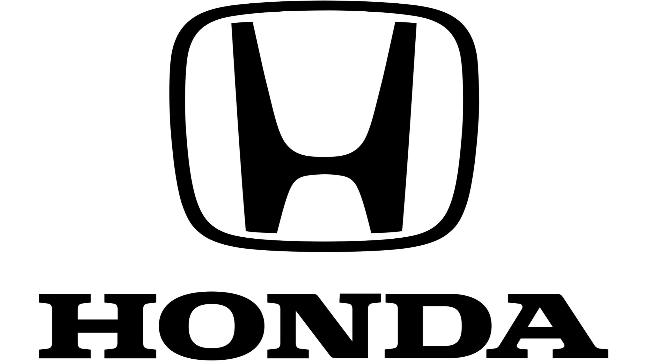 Honda logo with emblem and text