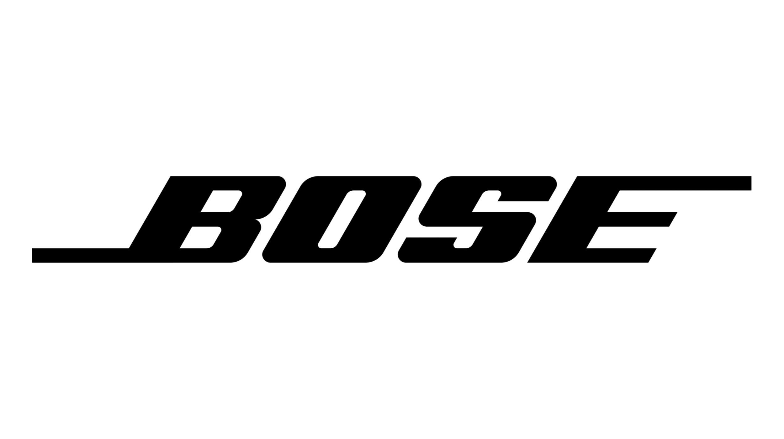 Bose logo in bold black font