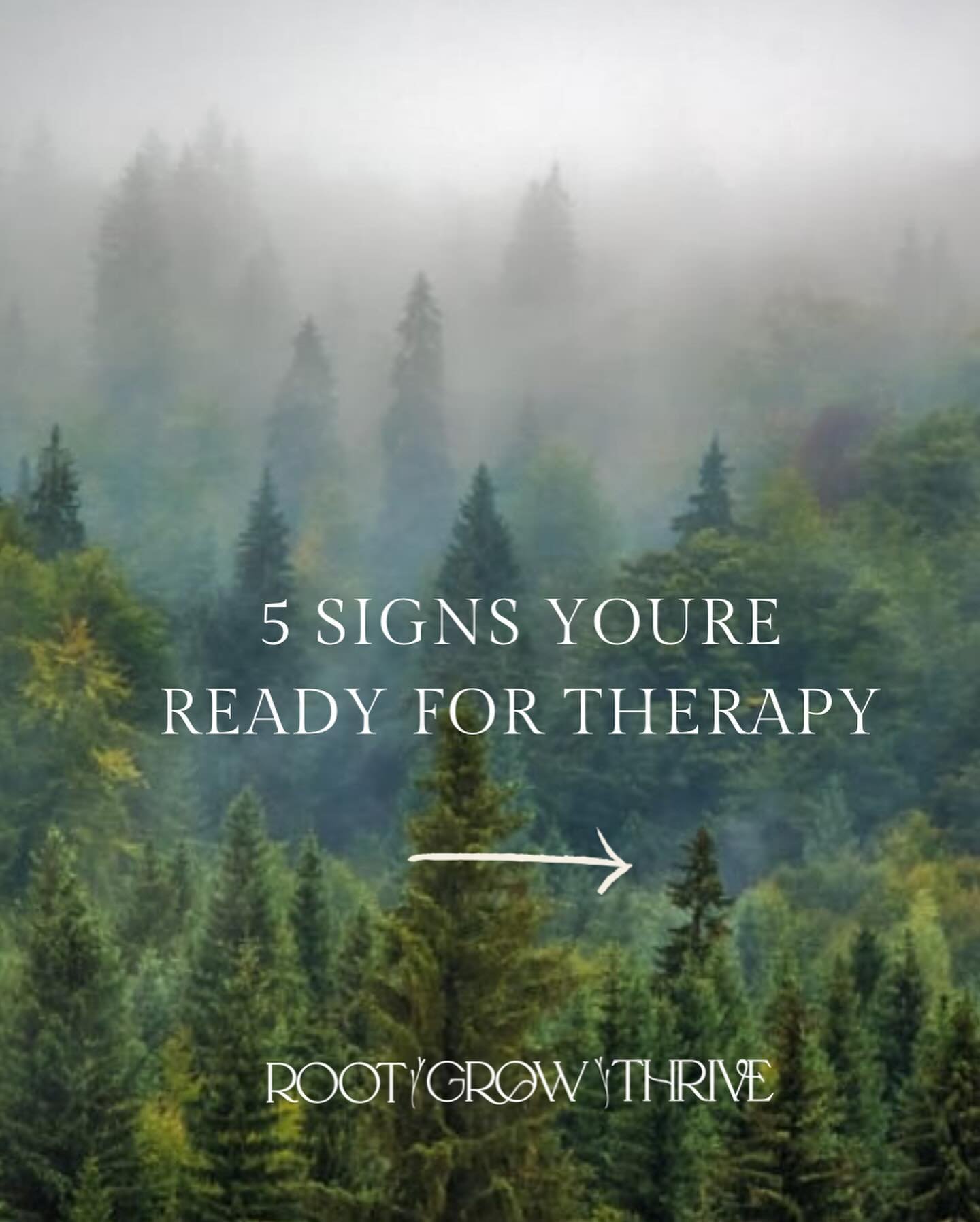 Yes there are lots of reasons we seek therapy, but being ready can take a long time. If you&rsquo;re struggling, reaching out can feel like A Lot. 

And finances or location or finding a therapist that &ldquo;gets&rdquo; you are less of an issue than