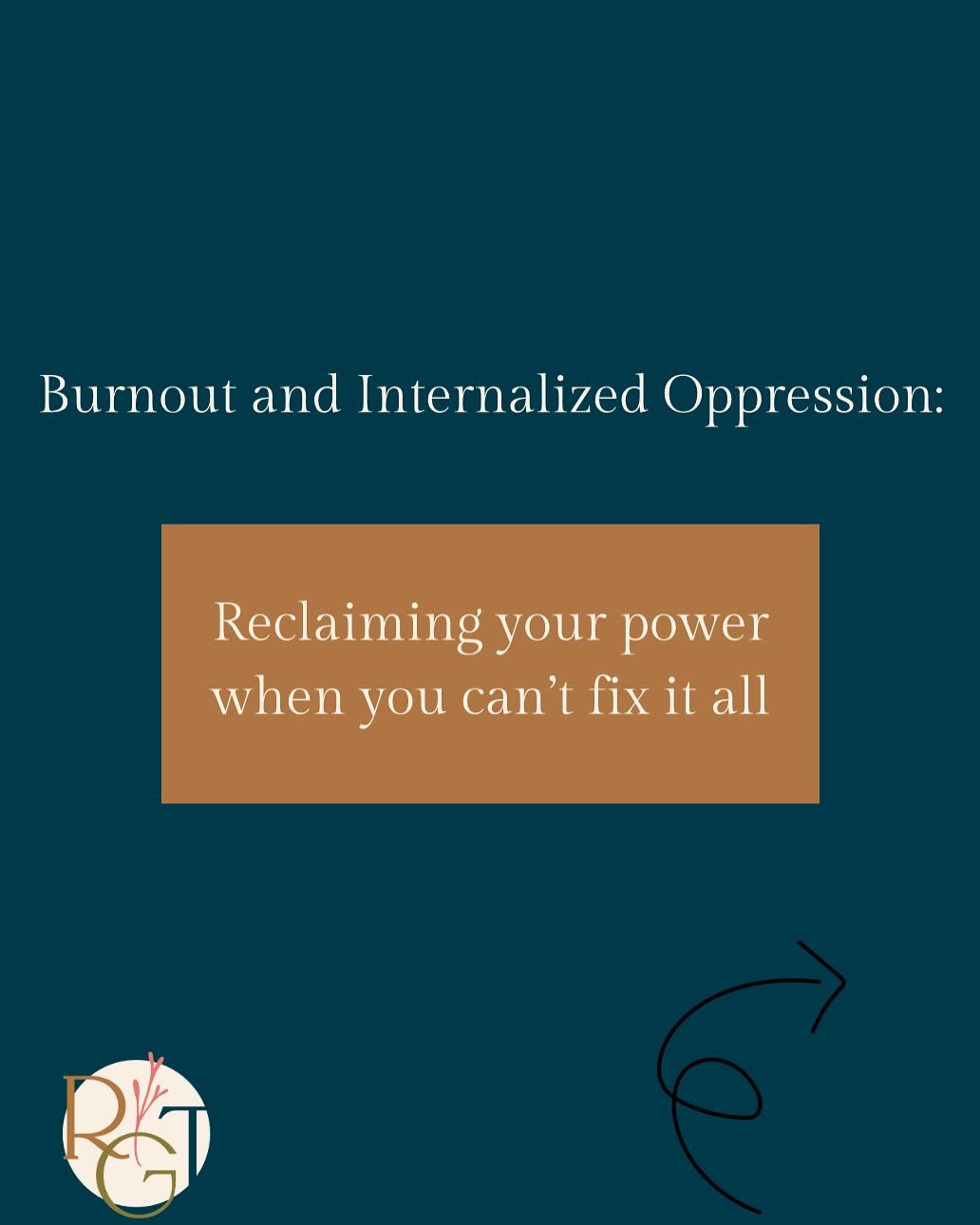 True burnout care&ndash;deep, sustainable care that lasts&ndash;is not for everyone. 

Many of us aren&rsquo;t willing to look at internalized oppression, how we have engaged with systems in our lives that actually cause harm to others, and what kind