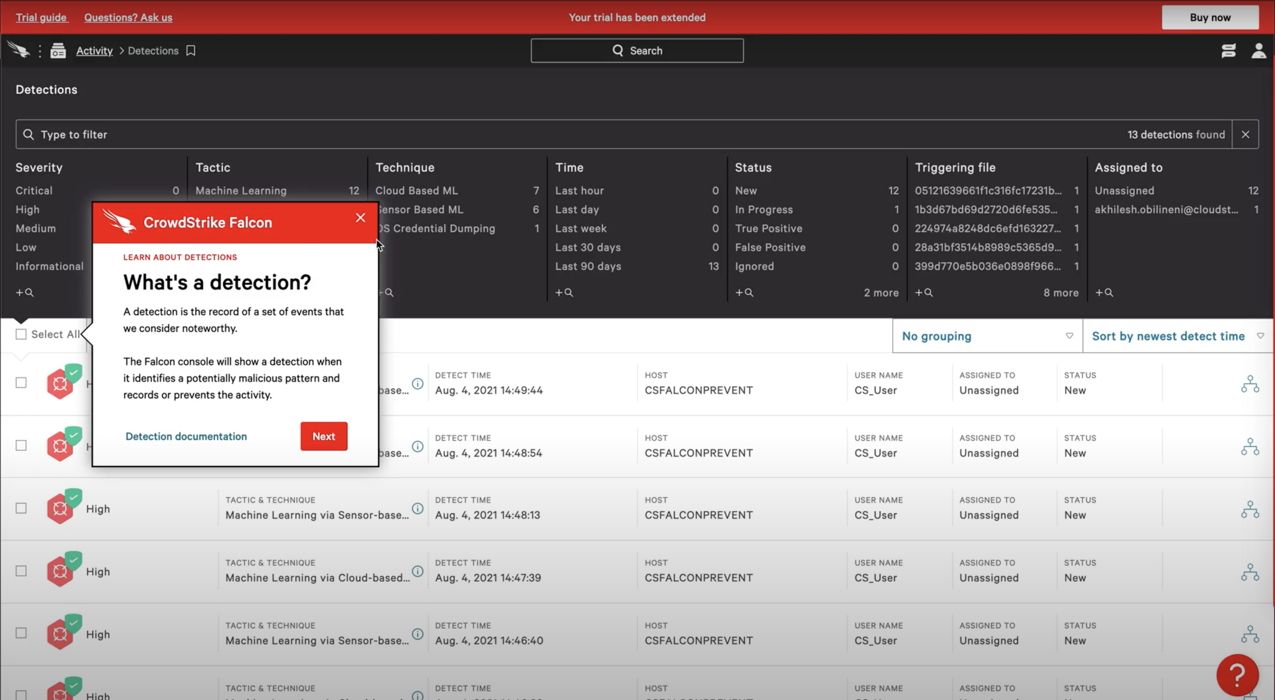 With input from Security and Engineering, we opted for an out-of-the-box design. Using the default Pendo tool display and element tagging capabilities as shown in this production screenshot.