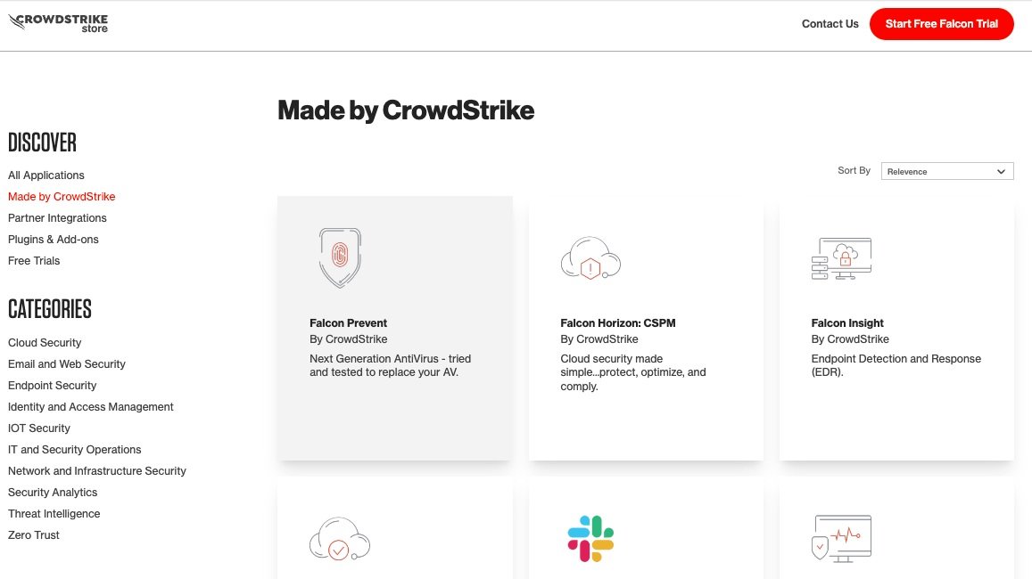 CrowdStrike eCommerce