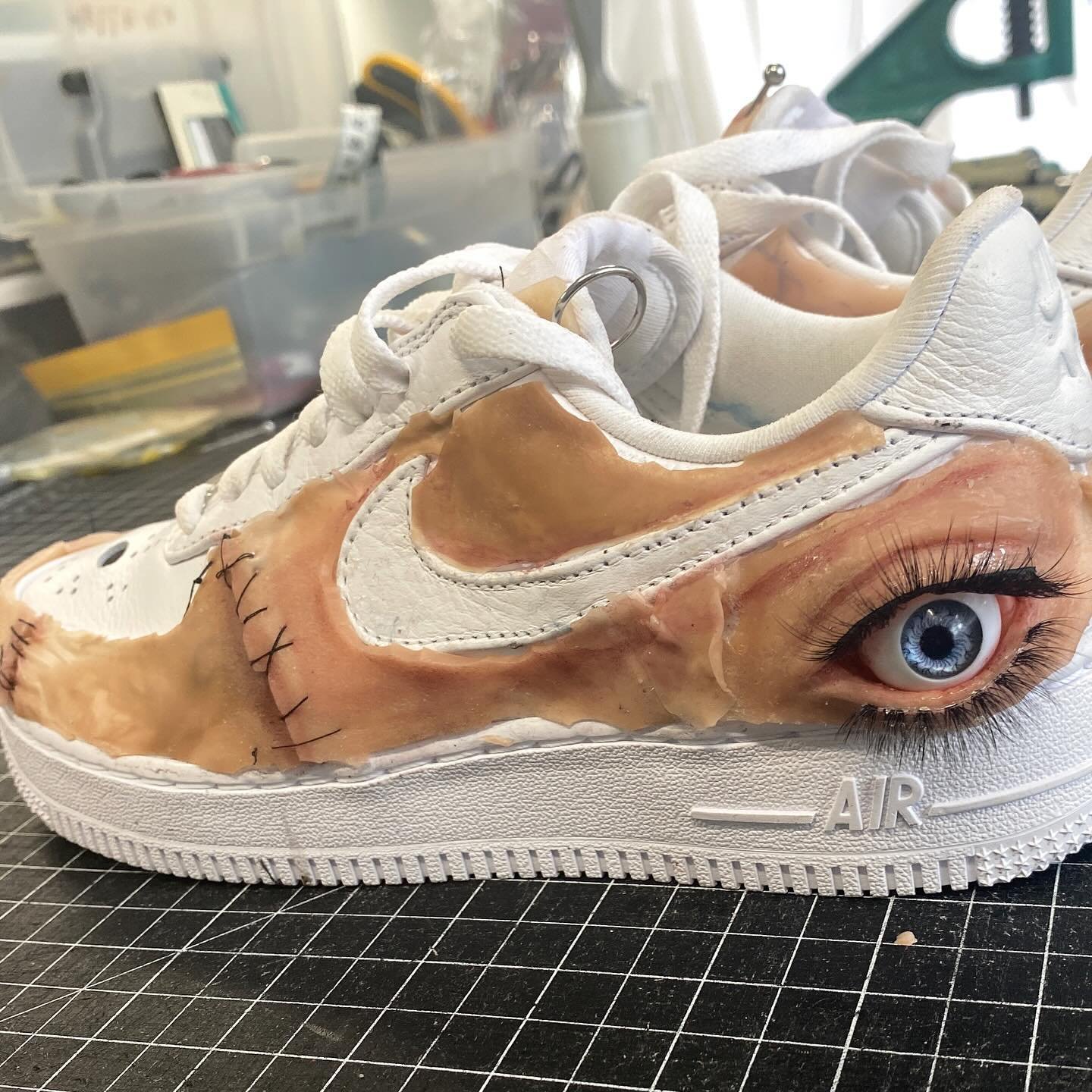Flesh force 1s custom made for @nike