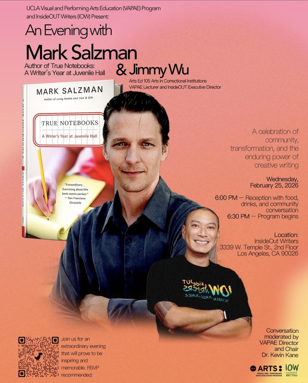 An Evening with Mark Salzman & Jimmy Wu