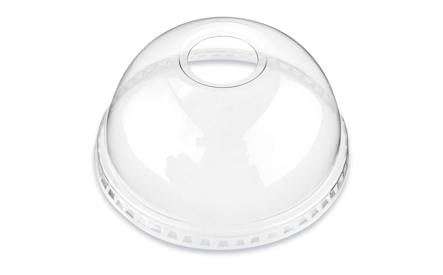 Tapa plastica PET Domo. D111 para 16oz