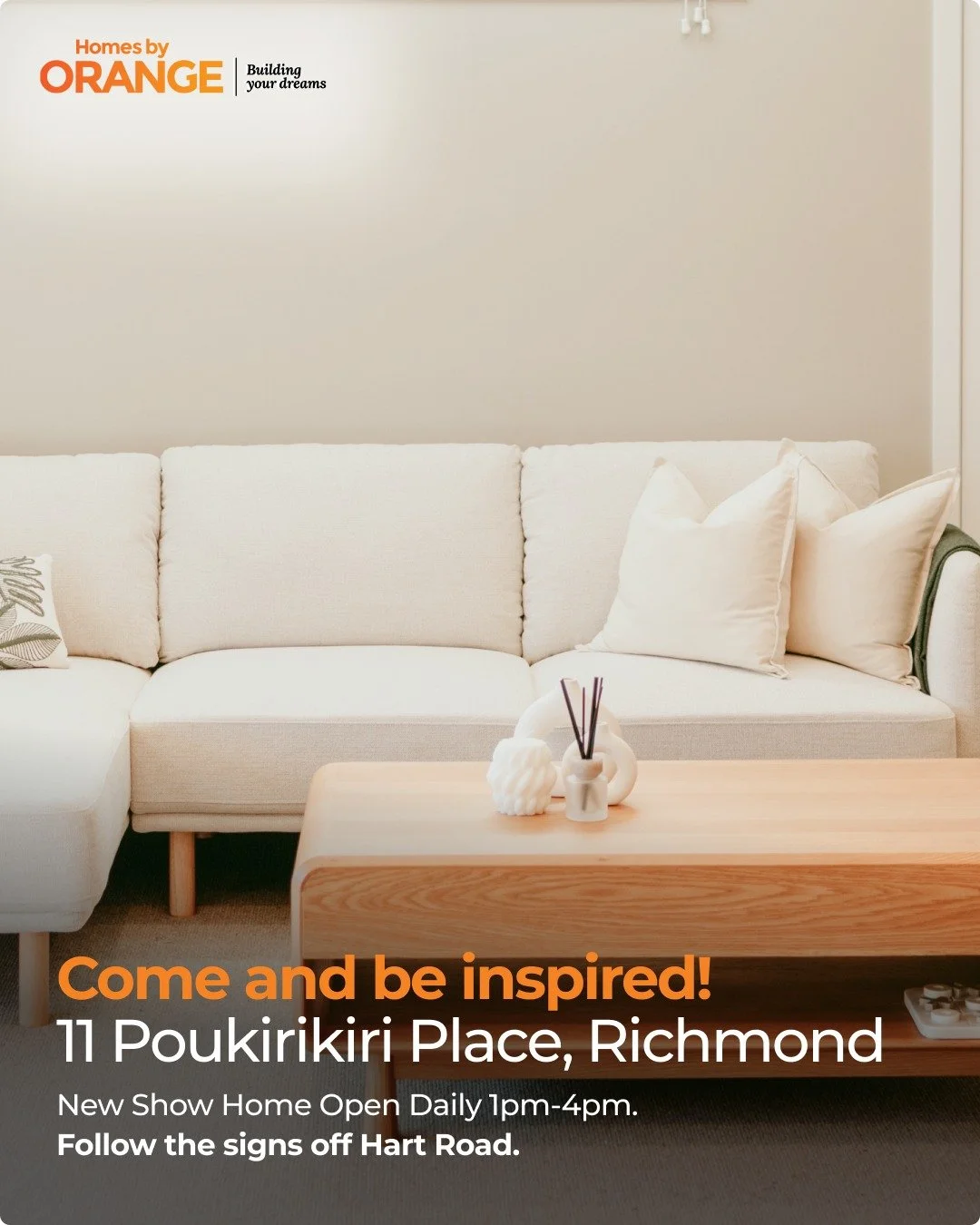 Looking for inspiration for your next build?
Our new show home is open and ready to inspire.

📍 11 Poukirikiri Place, Richmond
🕙 Open daily 1-4pm
📞 03 543 9002 ✉️ hello@homesbyorange.co.nz

 #NewHome #DreamHome #BuildingInspiration #BuildingYourDr
