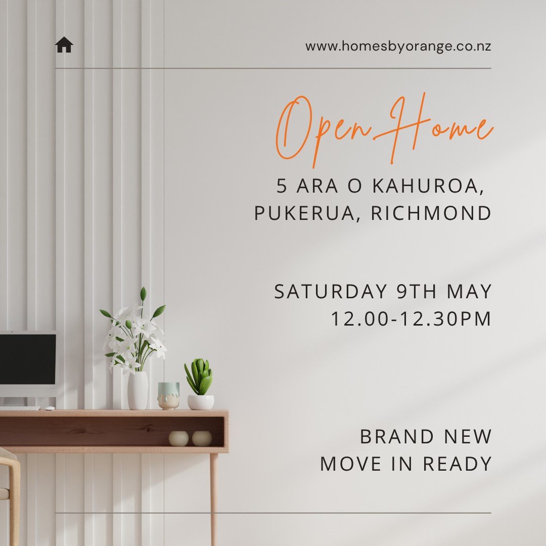 COMING UP THIS WEEKEND &ndash; OPEN HOME

Where modern living meets effortless style &ndash; come and experience it for yourself.