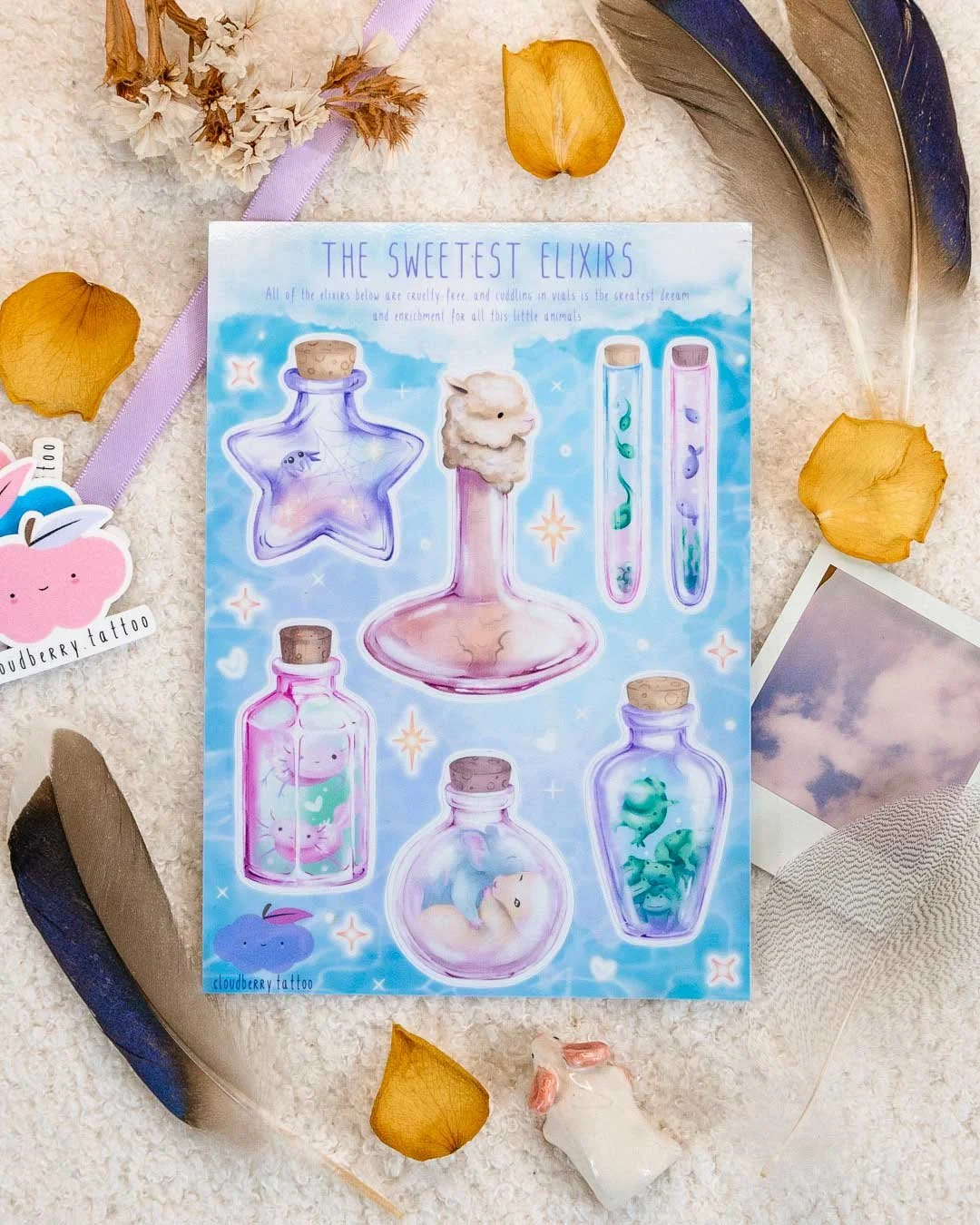 The cutest elixirs stickers