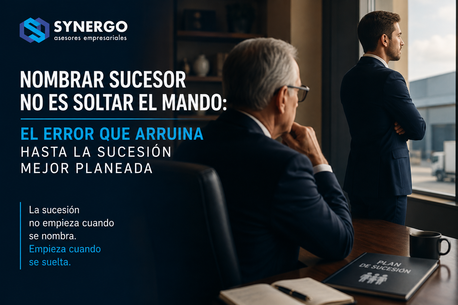Nombrar sucesor no es soltar el mando: el error que arruina hasta la sucesión mejor planeada.