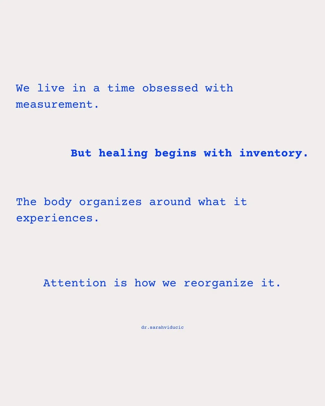 Inventory before intervention.