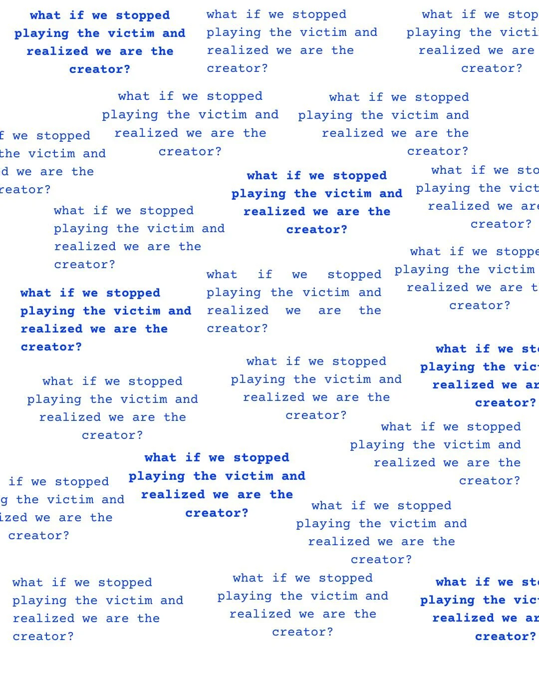 I needed to hear this today. Because in the process of supporting others, I am also constantly undoing my own shit. Healing isn&rsquo;t a clean, linear glow-up. It is a quiet shift from why is this happening to me? to what is this moving me toward?

