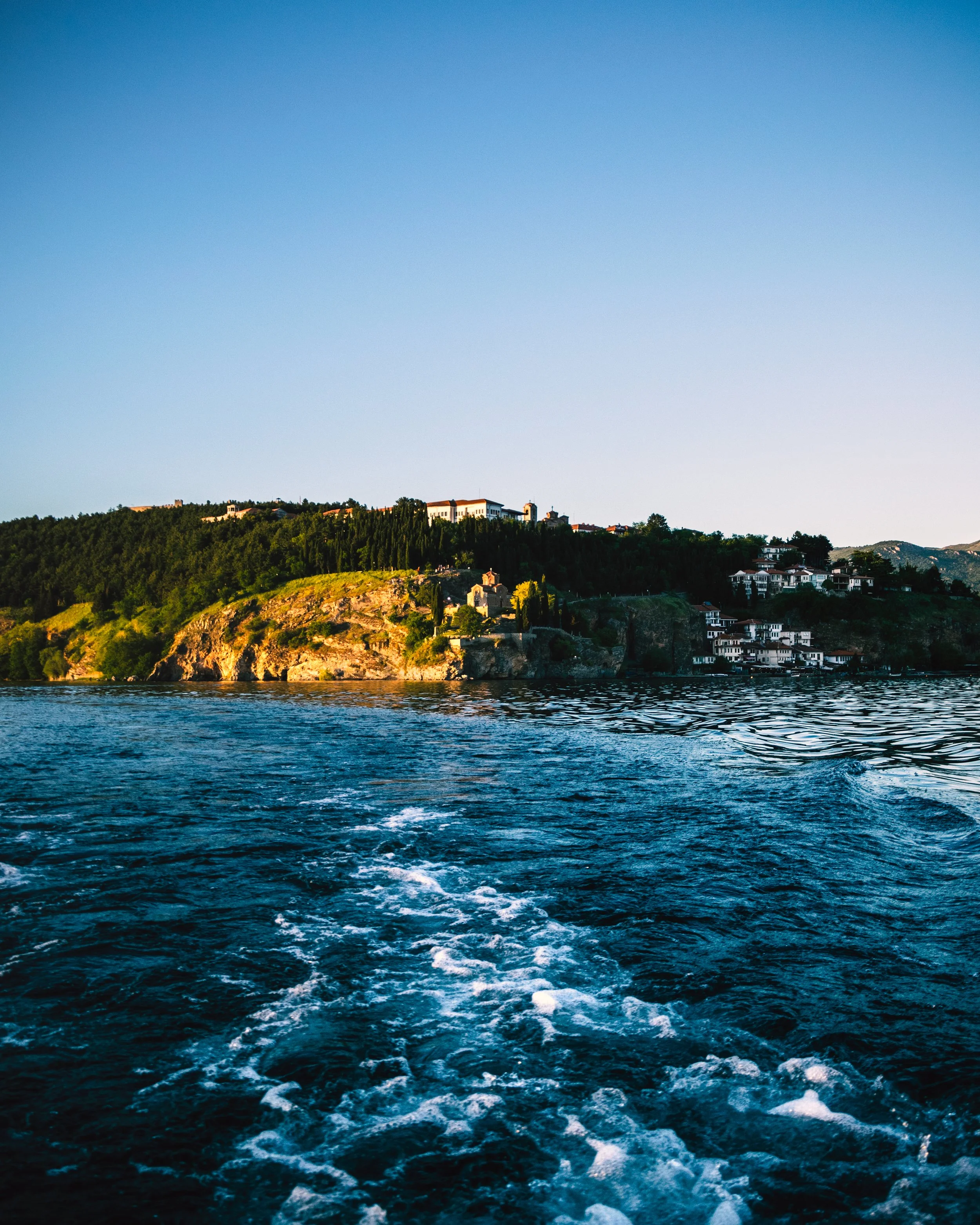 Kaneo seen from Lake Ohrid