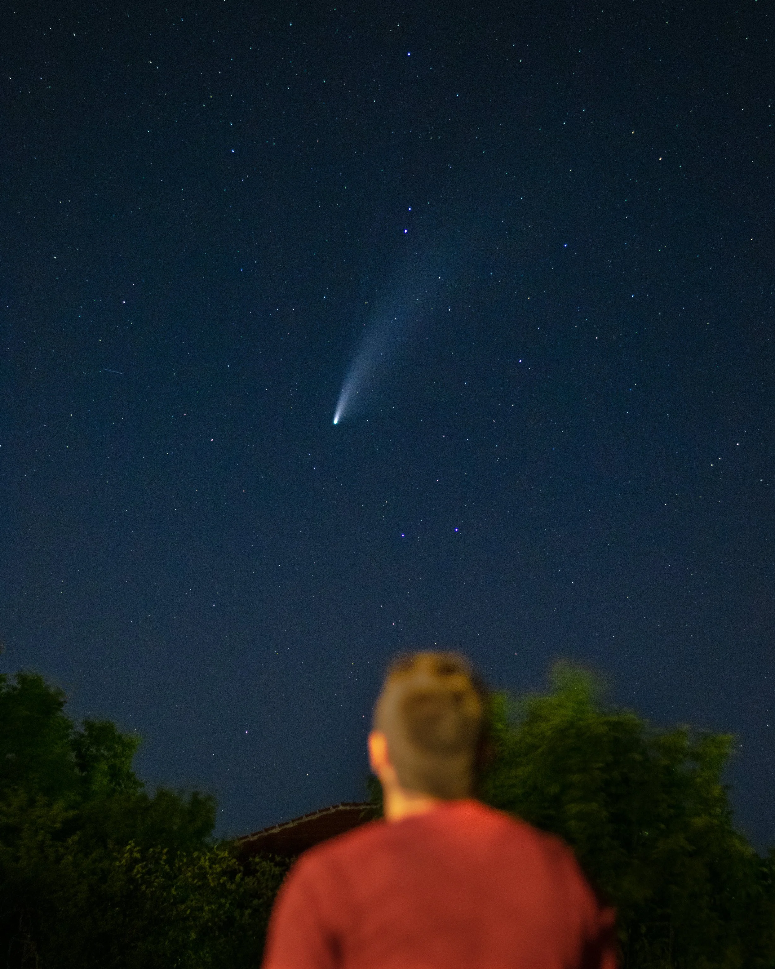 Watching the Comet NEOWISE from Ohrid, Macedonia