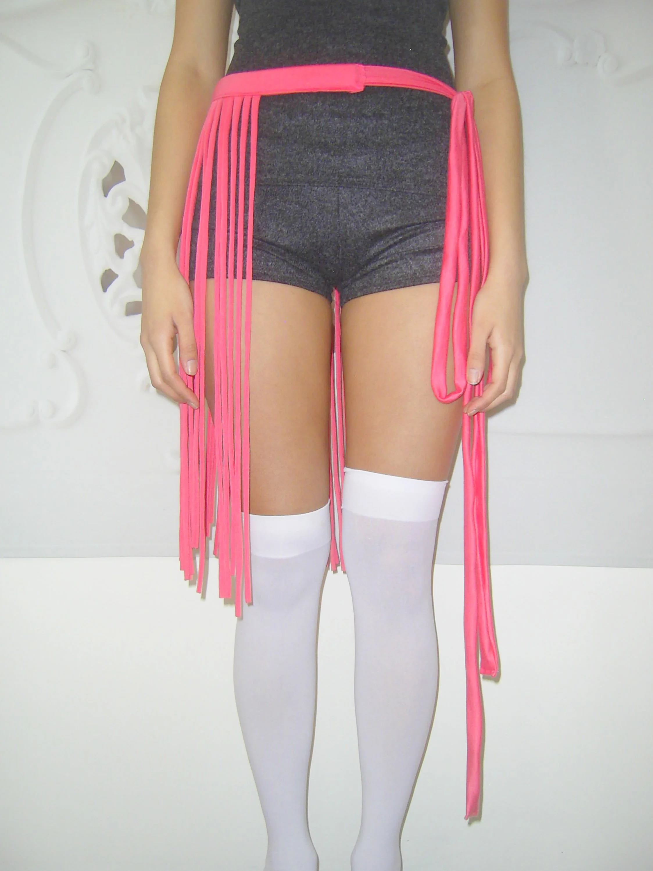 Pink Fringe Belt