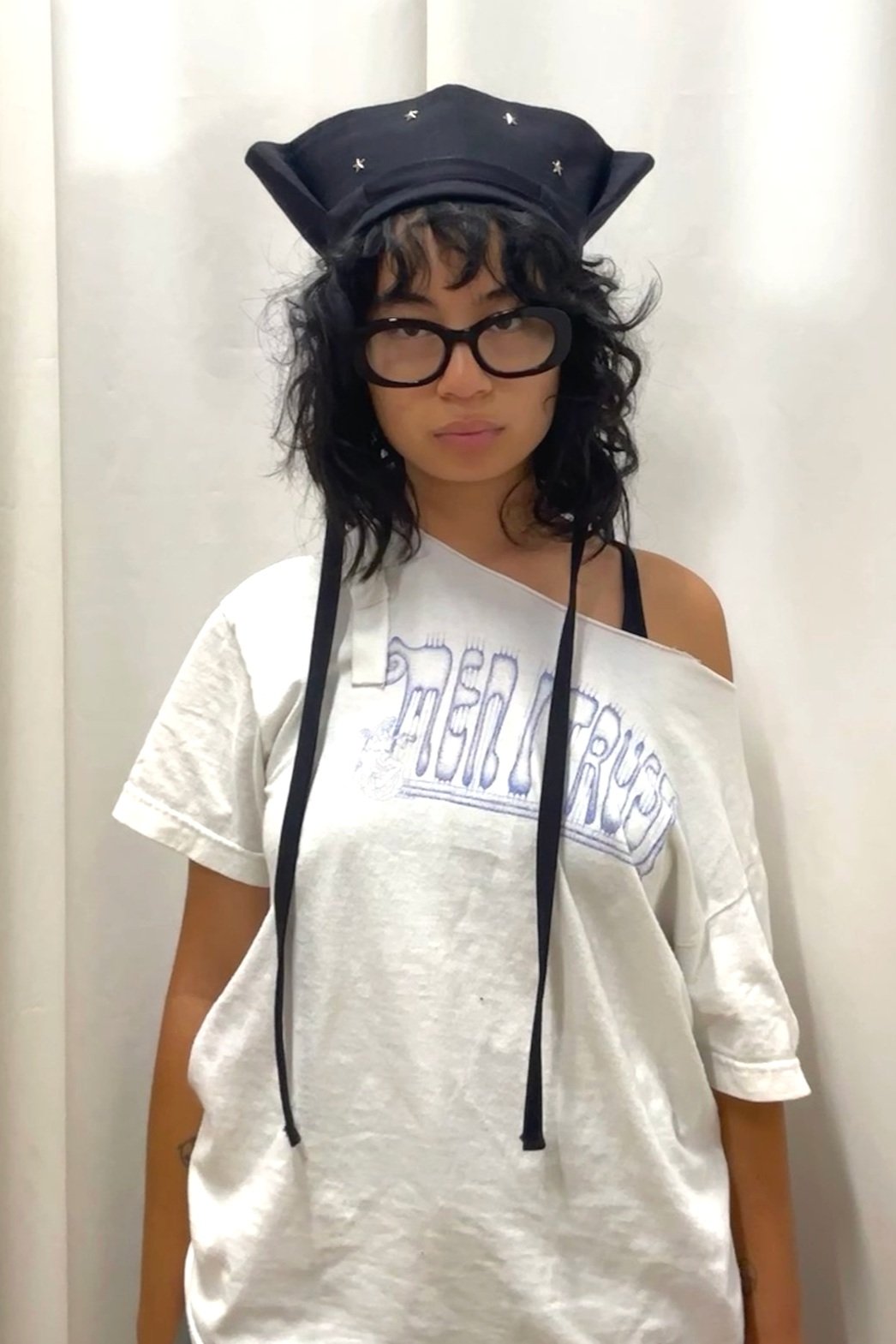 black sailor bonnet
