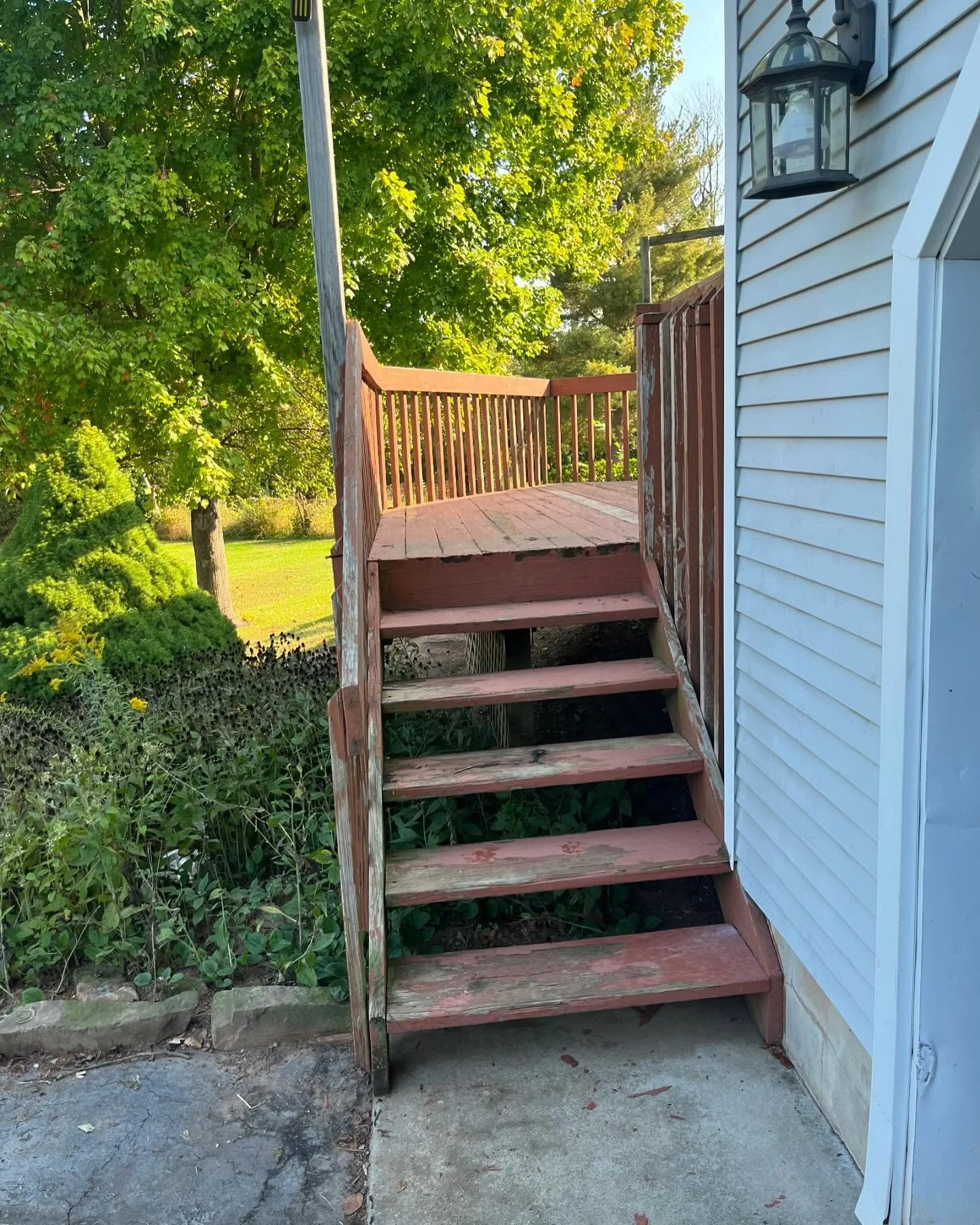 check out some recent deck work! I had a great time with this project, if you&rsquo;re looking to upgrade your home check out the link in our bio to get started today! Happy halloween🎃 #houserestoration #carpenter #carpentry #localbusiness #nj #pa #