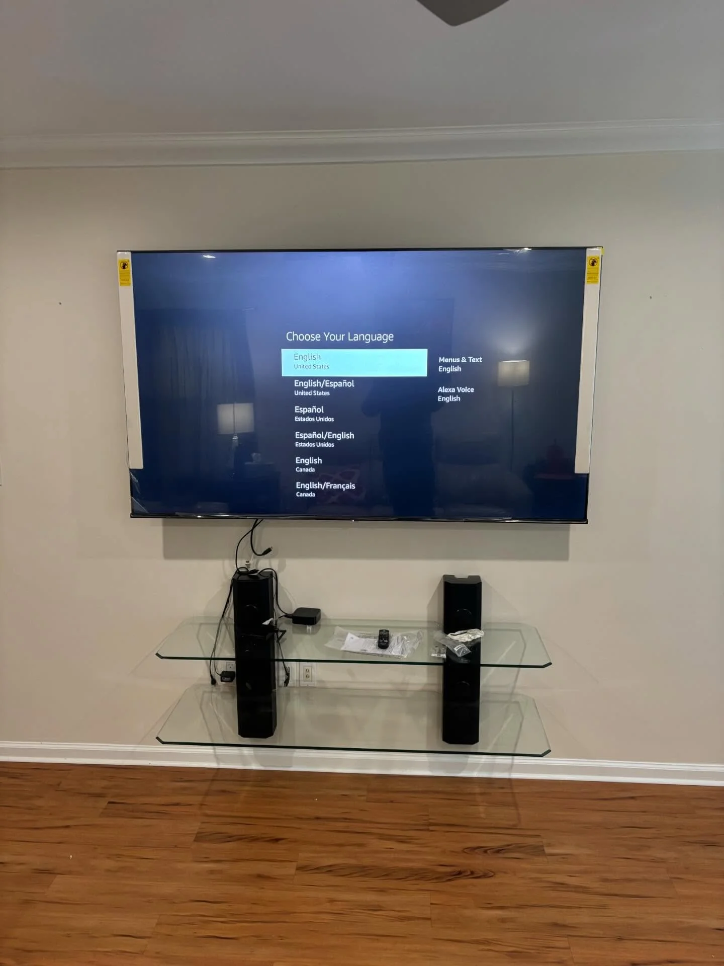 Two TVs installed today!
No job too small