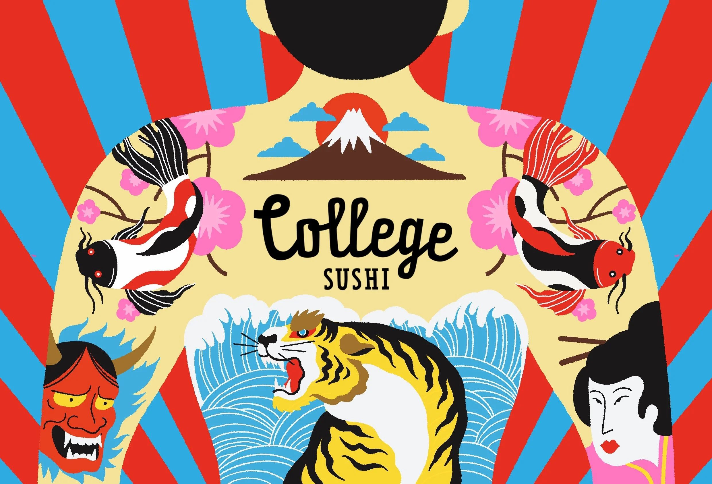 College Sushi special box