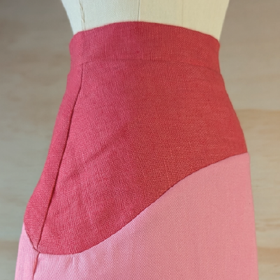 Straight vs curved waistbands