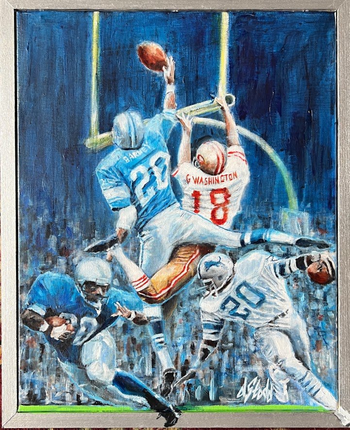 The Silver Lining
16" x 20" acrylic on canvas, framed