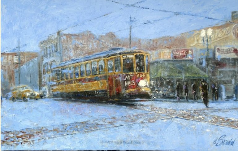 Blue Morning
48" x 30" acrylic on canvas
$600