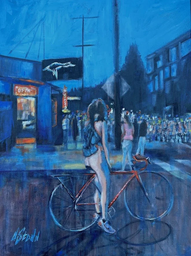 Waiting to Join
18" x 24" acrylic on canvas
- SOLD -