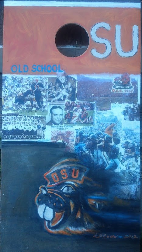 Beavers Cornhole Board 2
