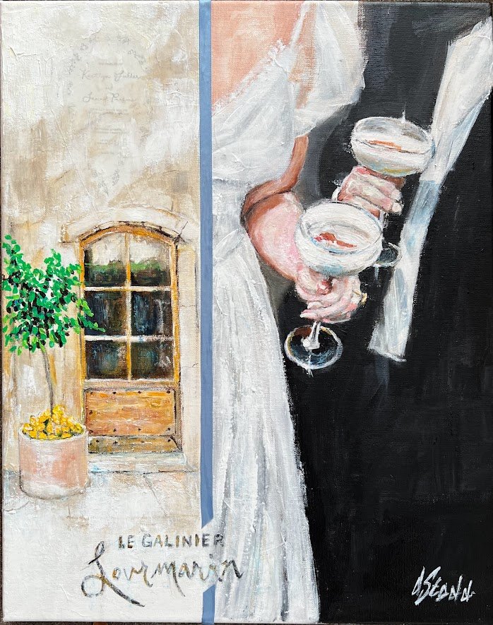 A French Wedding
18" x 24" acrylic on canvas