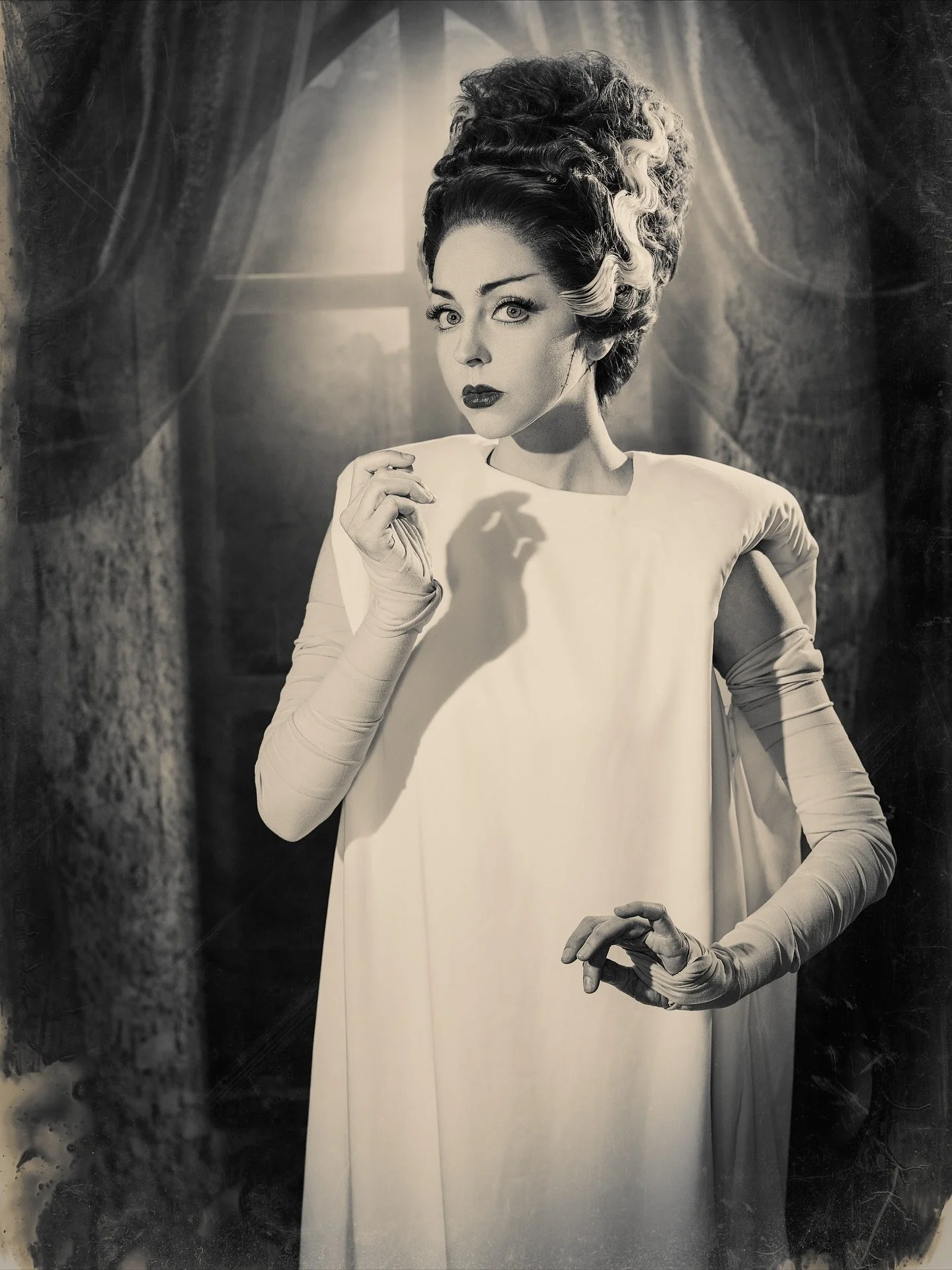 She'll be making a rare appearance at an exciting event Halloween week. Our friend is a real scream.⚡️⚡️

#brideoffrankenstein #halloweenparty #universalmonsters #bayareaevents #bayareaeventplanner #brentwoodca