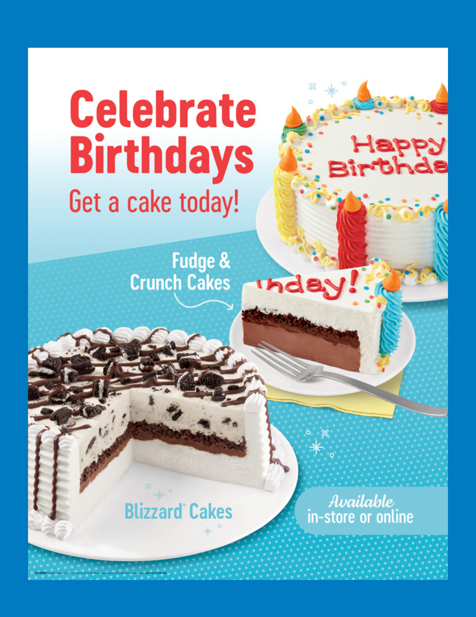 Order A Cake | Create Your Perfect Cake Today — Dairy Queen West Lebanon