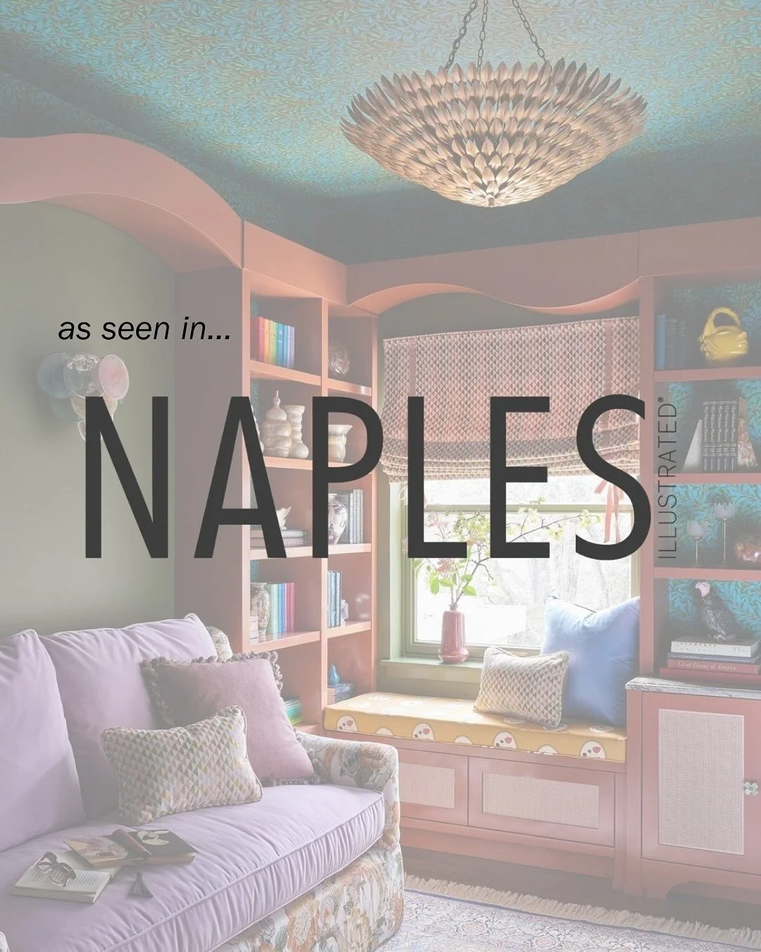 So excited to see our room from the Lake Forest Showhouse @lfshowhouse  featured in this months issue of Naples Illustrated @naplesillustratedmag! Swipe to check it out!
Is now a good time to remind everyone we’re willing to travel for the
