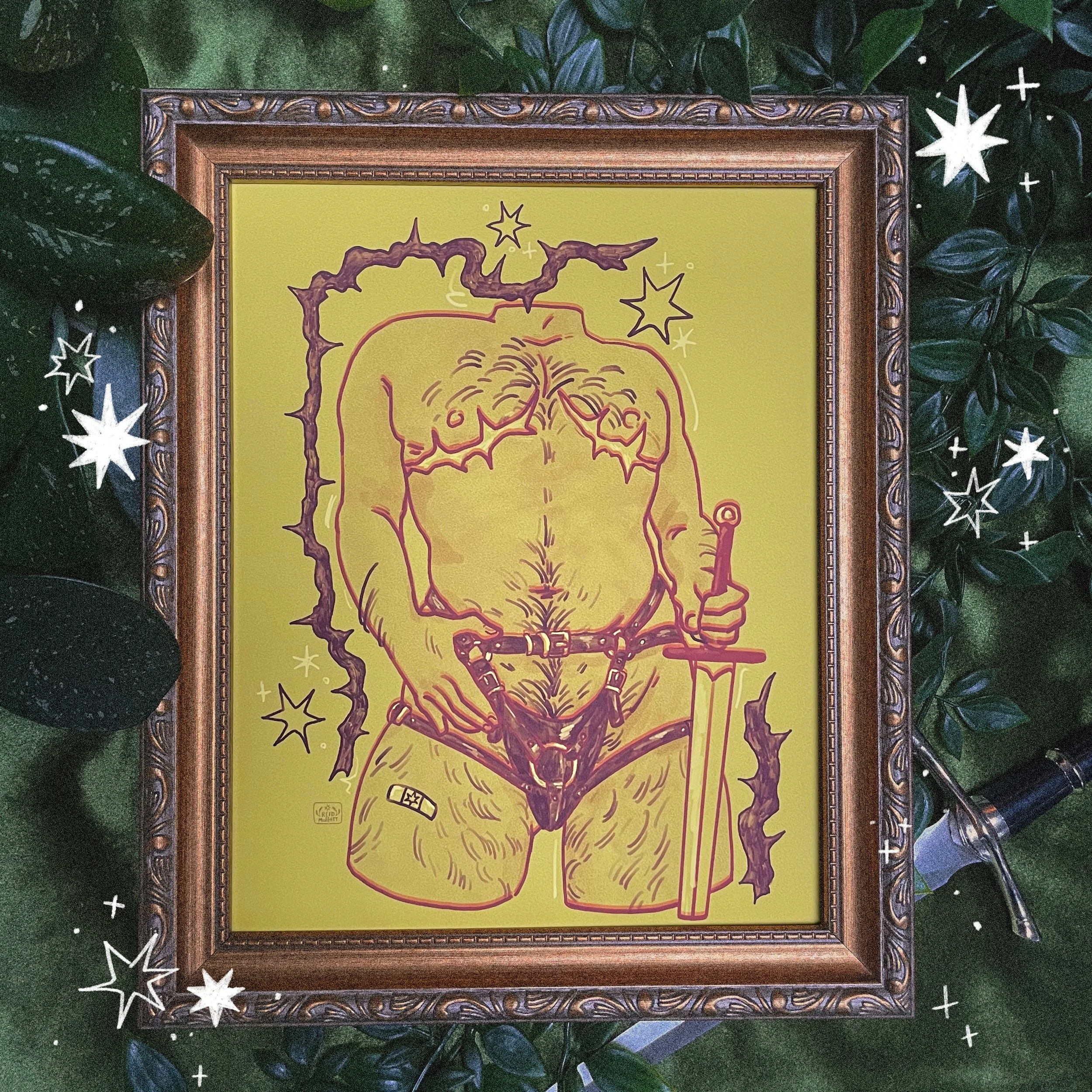 Leather and Steel Print