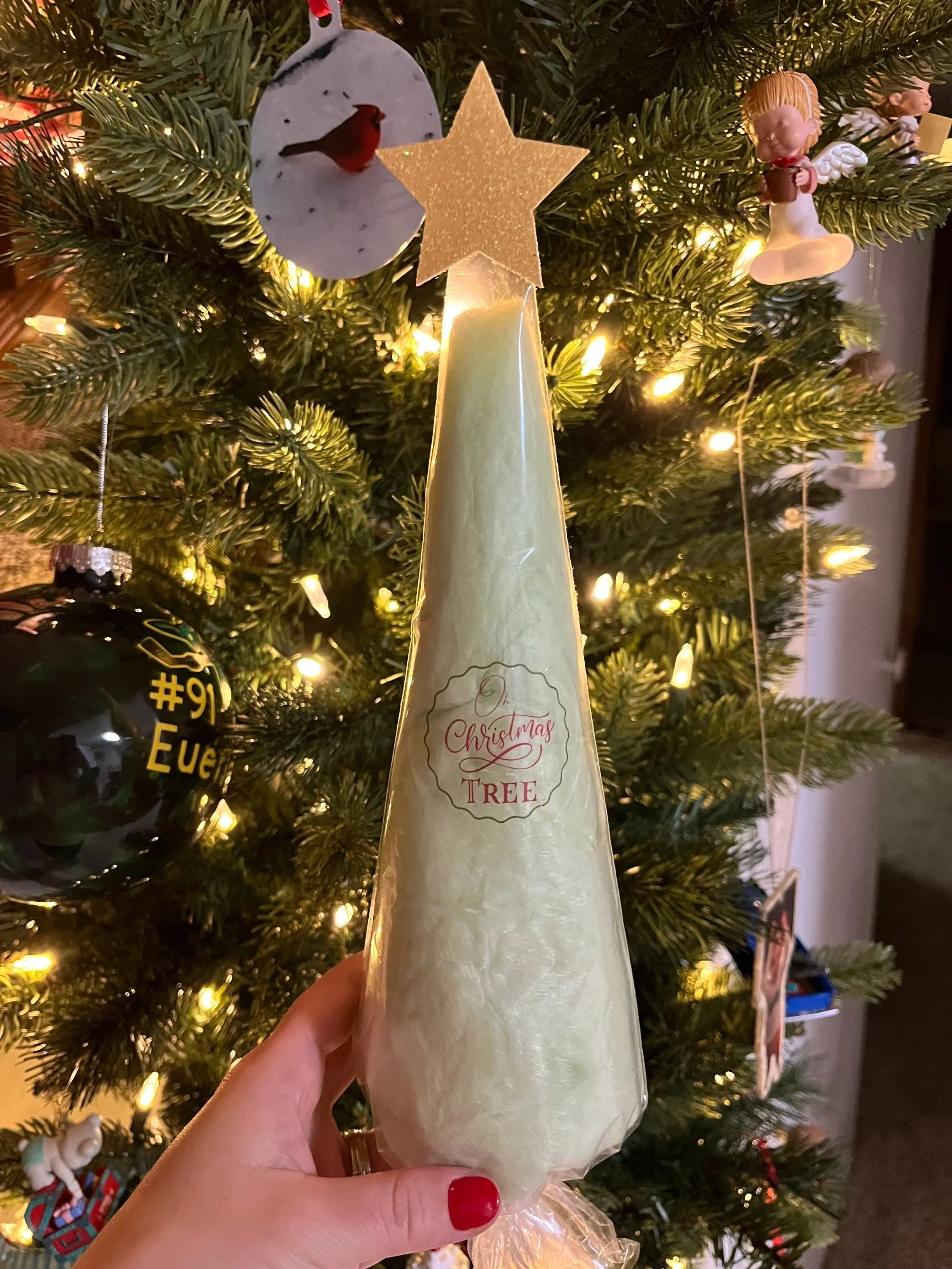 "OH CHRISTMAS TREE"-CHERRY LIME COTTON CANDY