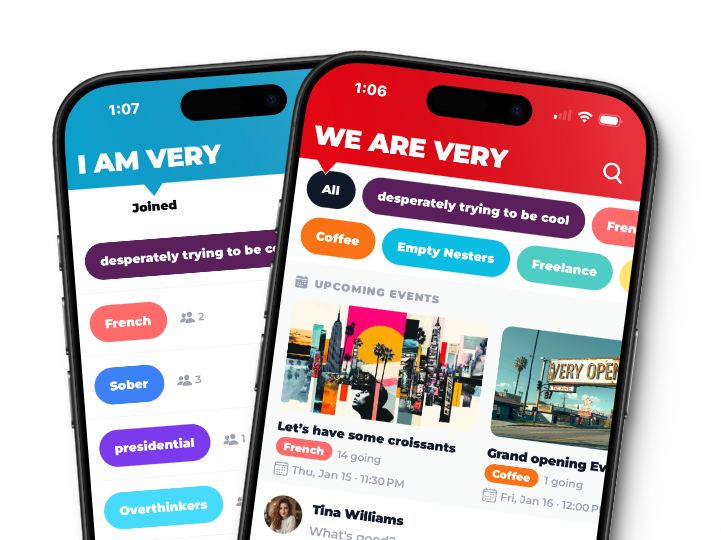 What are you VERY about? The question sparked the launch of WE ARE VERY's community app.