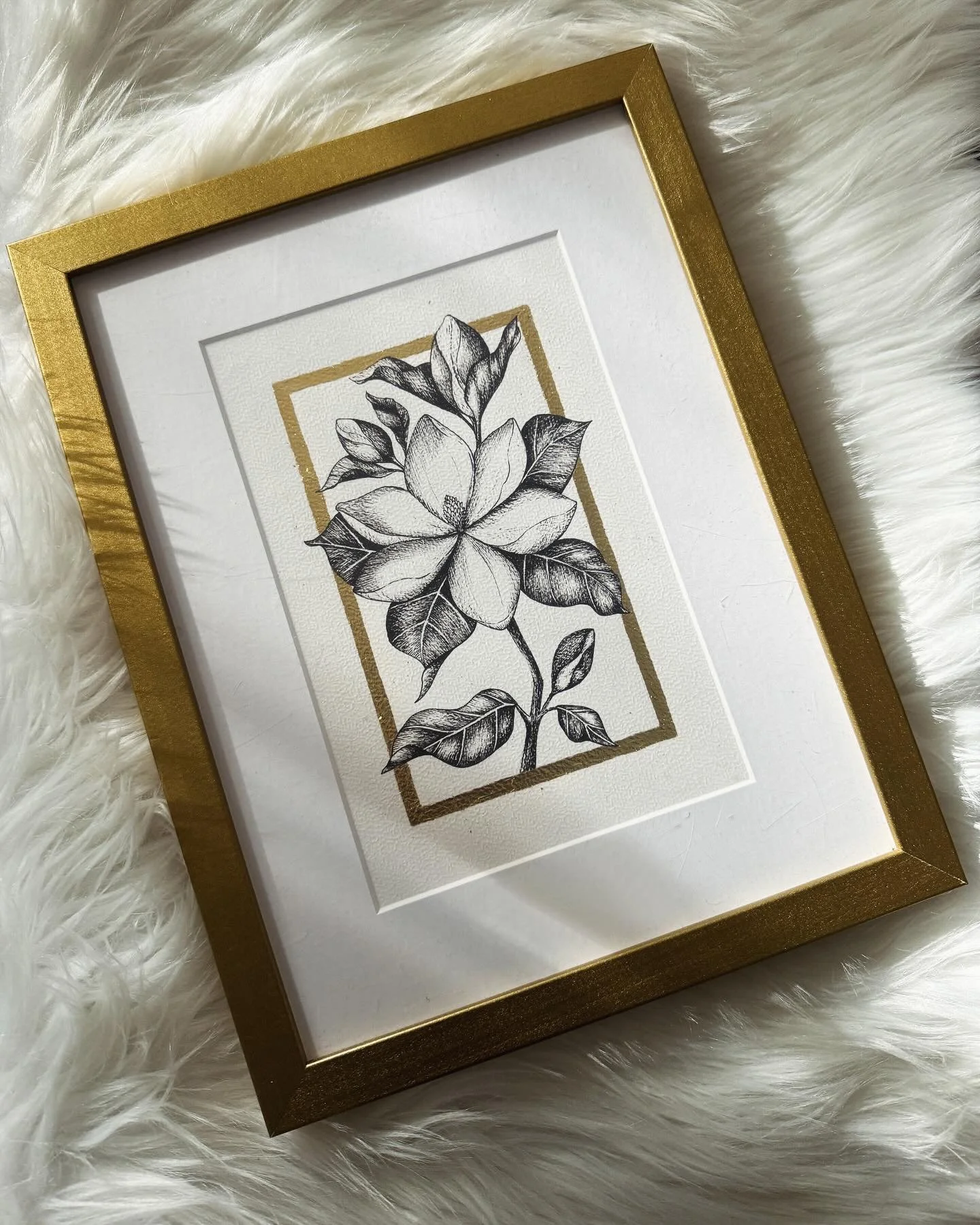 .: Frame It! :. ✨🙌🏼

When creating art, there are only a few experiences as mesmerizing as finishing the piece. Framing it comes close second. For me, it&rsquo;s like bringing the journey full circle, along with finding the right place for it, of c