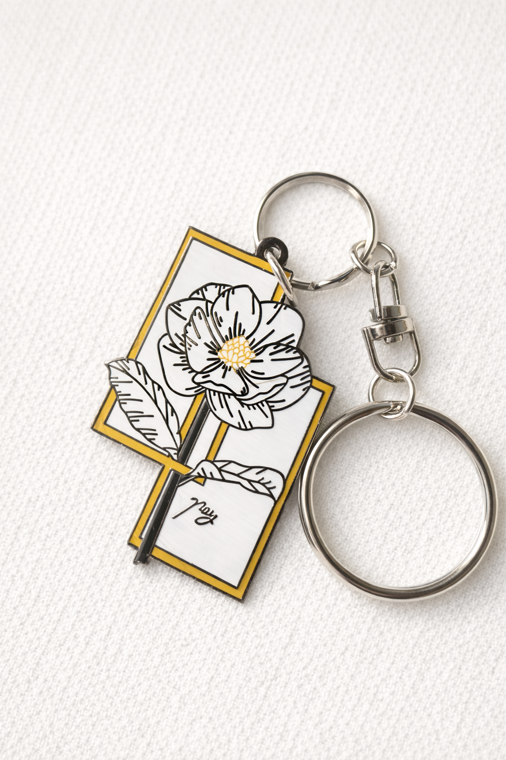 Magnolia Keychain