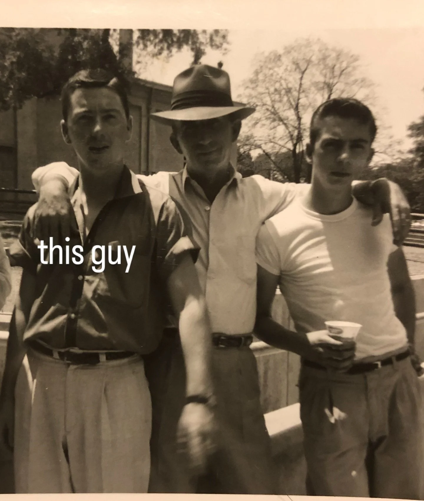 A bit more about OHIO:

My grandfather, Ralph Johnson, taught me how to play music. He showed me my first chords, gave me my first  guitar, and brought me along to every gig and rehearsal he had. From the time I was big enough to actually hold an ins
